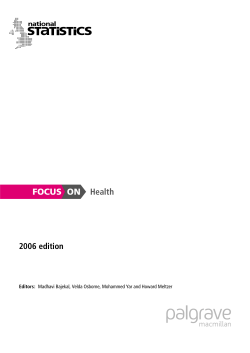 Focus on Health - Office for National Statistics