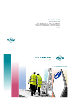 AWE Travel Plan 2015