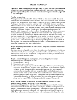 PUZZLE &ldquo;PAINTINGS&rdquo;