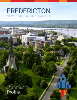 Community Profile - Ignite Fredericton