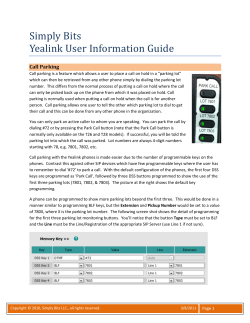 Simply Bits Yealink User Information Guide