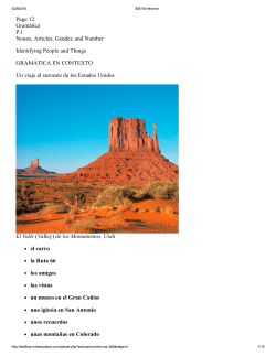 Page 12 Gram&aacute;tica P.1 Nouns, Articles, Gender, and