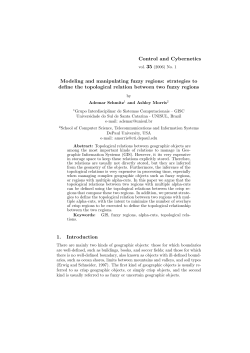 Modeling and manipulating fuzzy regions: strategies to define the