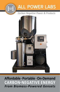 ALL POWER LABS Carbon-negative energY ALL POWER LABS