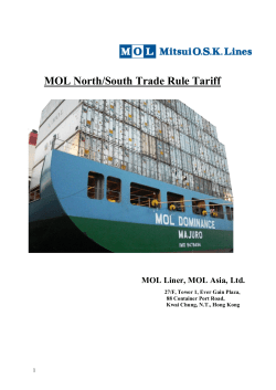 Far Eastern Freight Conference 1st Revised Page: 1