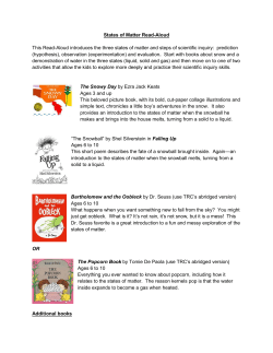 States of Matter Read-Aloud This Read