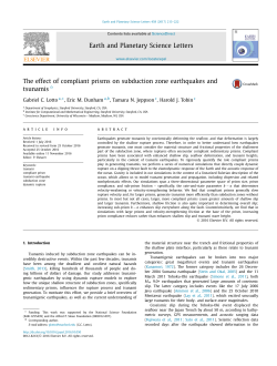 The effect of compliant prisms on subduction zone earthquakes and