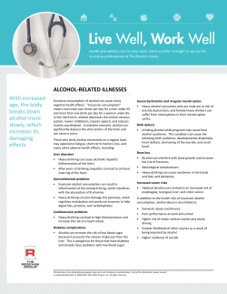 Alcohol-Related Illnesses - Avon Grove School District