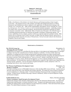 Michael N. McGrann - Saint Joseph`s University