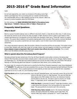 Sixth Grade Band Info