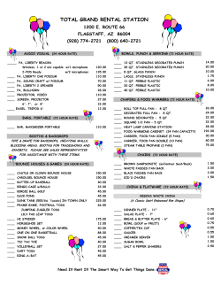 Party Price List - New Media Retailer