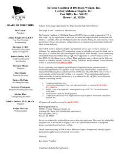 high school scholarship application - National Coalition of 100 Black