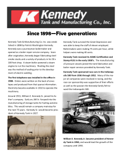 Kennedy Tank: Since 1898-