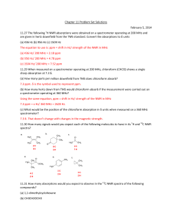 Solutions to Problem Set 11