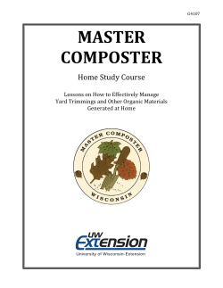 Master Composter Home Study Course (G4107)