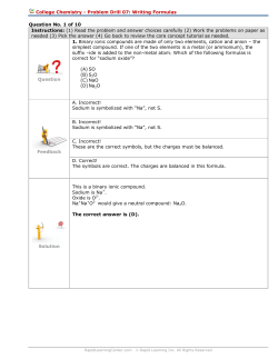 Problem Solving Drill - Rapid Learning Center