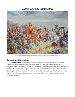 Middle Ages/Feudal System