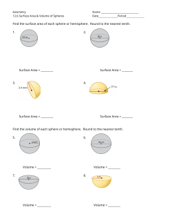 Find the surface area of each sphere or hemisphere. Round to the