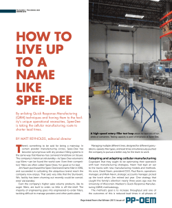 HOW TO LIVE UP TO A NAME LIKE SPEE-DEE