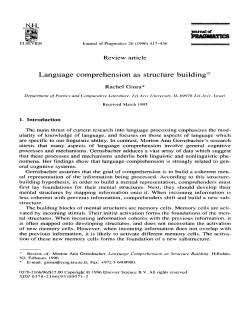 /marnal,~ Language comprehension as structure building ~