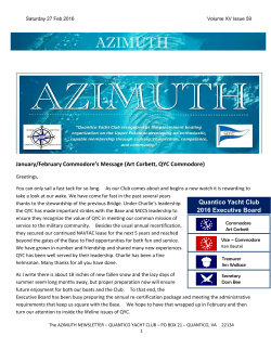 Azimuth February 2016- QYC Newsletter