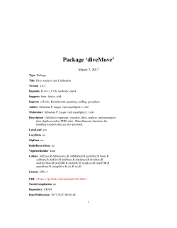 Package `diveMove`