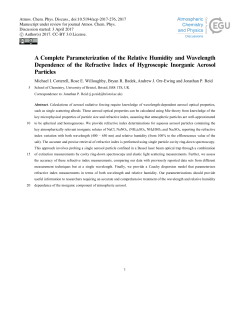 A Complete Parameterization of the Relative Humidity and
