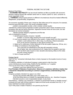 federal income tax outline - Washington University School of Law