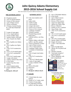 John Quincy Adams Elementary 2015-2016 School