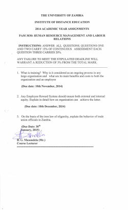 - University of Zambia