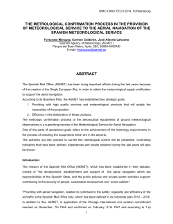 the metrological confirmation process in the provision of