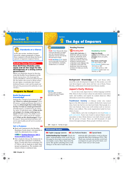 2 The Age of Emperors - Mr. Gonzales` History Class MacArthur