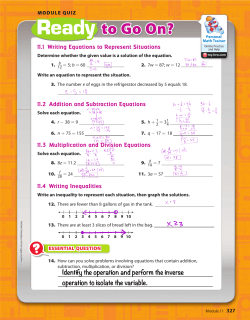 Identify the operation and perform the inverse