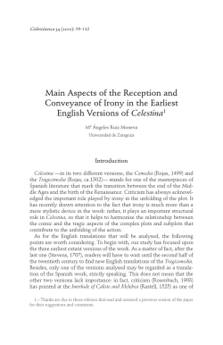 Main Aspects of the Reception and Conveyance of Irony