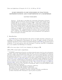 SOME INSIGHTS ON BICATEGORIES OF FRACTIONS