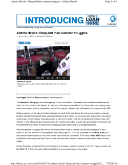 Atlanta Hawks: Shaq and their summer struggles