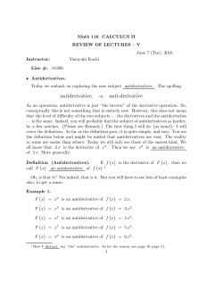 antiderivative, anti