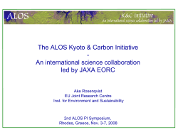 Symposium presentation