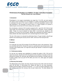 Performance Evaluation on of ESCO &ldquo;Tri Gas