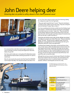 John Deere helping deer