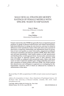 male sexual strategies modify ratings