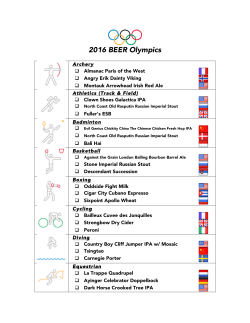 2016 BEER Olympics