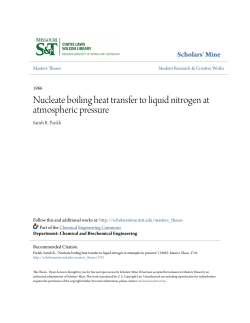 Nucleate boiling heat transfer to liquid nitrogen at