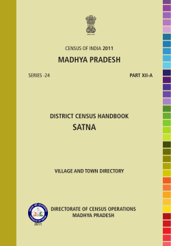 Satna - Census of India