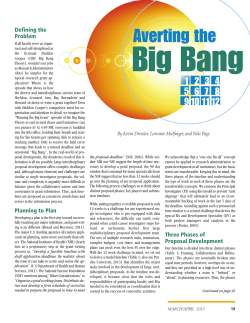 Defining the Problem Planning to Plan Three Phases of Proposal