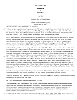 Miranda v. Arizona - Johnson Criminal Defense
