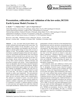 Presentation, calibration and validation of the low