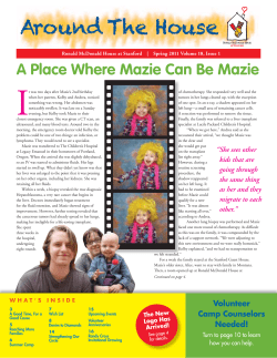 Spring 2011 Vol. 18, Issue 1 - Ronald McDonald House at Stanford