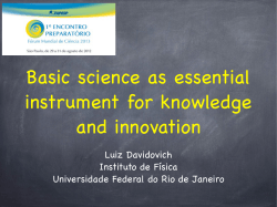 Luiz Davidovich Instituto de F&iacute;sica Universidade Federal