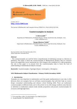 Counterexamples in Analysis